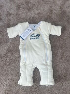 New with Tags - never used. Magic Sleepsuit Infant Footed One-Piece in Cream